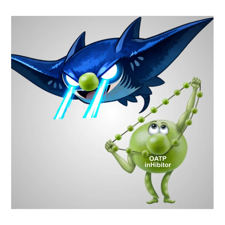 Atazanavir OATP inhibitor avatar mnemonic