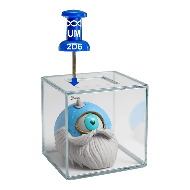 Xanomeline Box: minimal PK interactions avatar mnemonic