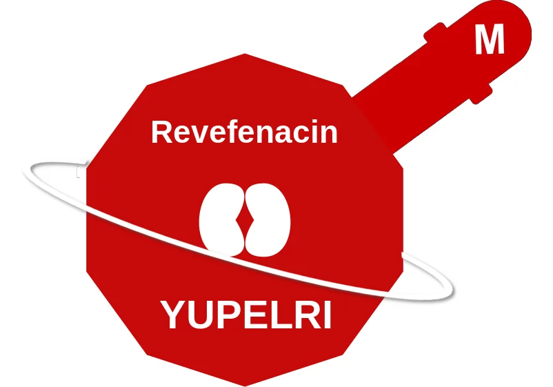 Revefenacin ballicule: receptor binding, kinetics and half-life diagram