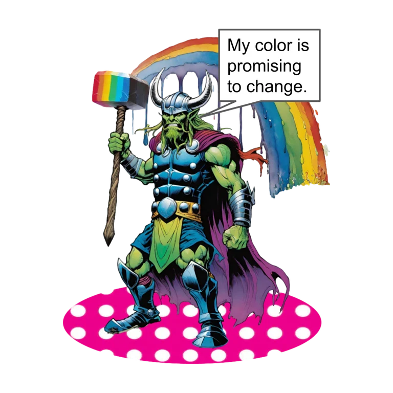Chlorpromazine injection THORAZINE mascot mnemonic cartoon