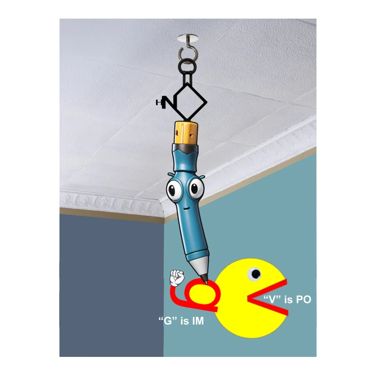 Penicillin G PFIZERPEN, BICILLIN L-A mascot mnemonic cartoon