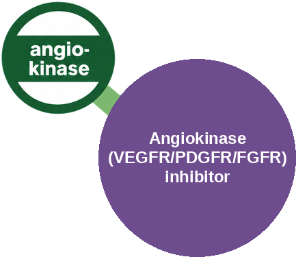 Triple receptor-tyrosine-kinase blockade of the fibrosis–angiogenesis axis — mechanism peg (Ballicules)