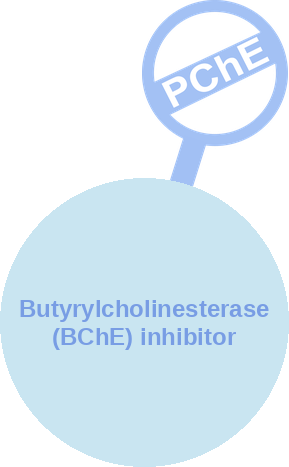 Butyrylcholinesterase (BChE) inhibitor — mechanism peg (Ballicules)