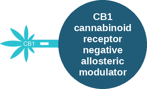 CB1 cannabinoid receptor negative allosteric modulator — mechanism peg (Ballicules)