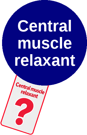 Central muscle relaxant — mechanism peg (Ballicules)
