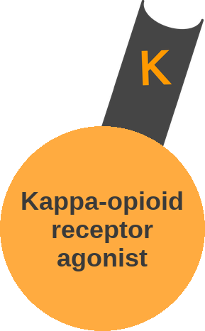 Kappa-opioid receptor agonist — mechanism peg (Ballicules)