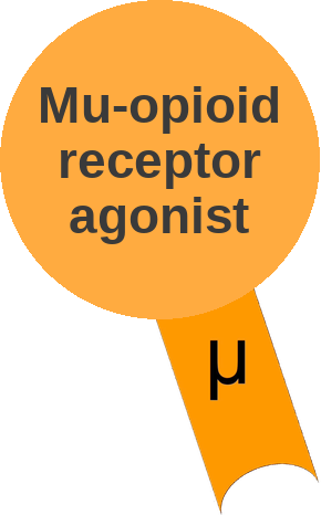 Mu-opioid receptor agonist — mechanism peg (Ballicules)
