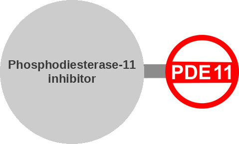 Phosphodiesterase-11 inhibitor — mechanism peg (Ballicules)