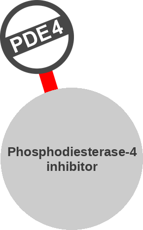 Phosphodiesterase-4 inhibitor — mechanism peg (Ballicules)