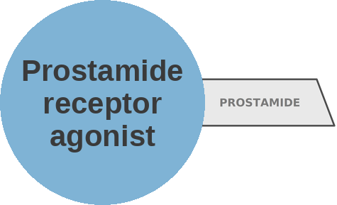 Prostamide receptor agonist — mechanism peg (Ballicules)