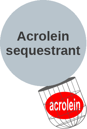 A thiol decoy that meets the toxin in the urine — mechanism peg (Ballicules)