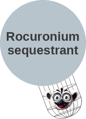 Rocuronium sequestrant — mechanism peg (Ballicules)