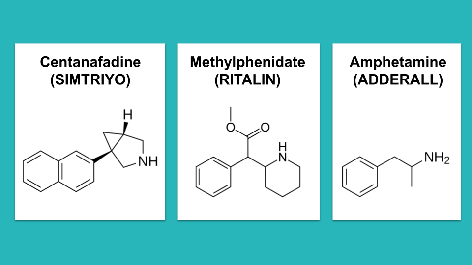Centanafadine — Structures beside the stimulants